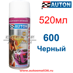 Аэрозоль SPRAY  металлик 600  Черный